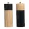 Hello Honey® Two-Tone Rubber Salt & Pepper Mills